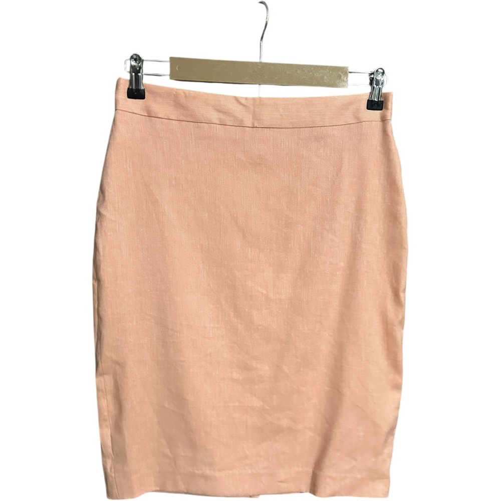 Banana Republic Factory Linen Blend Pencil Skirt NWT Peach Size 2